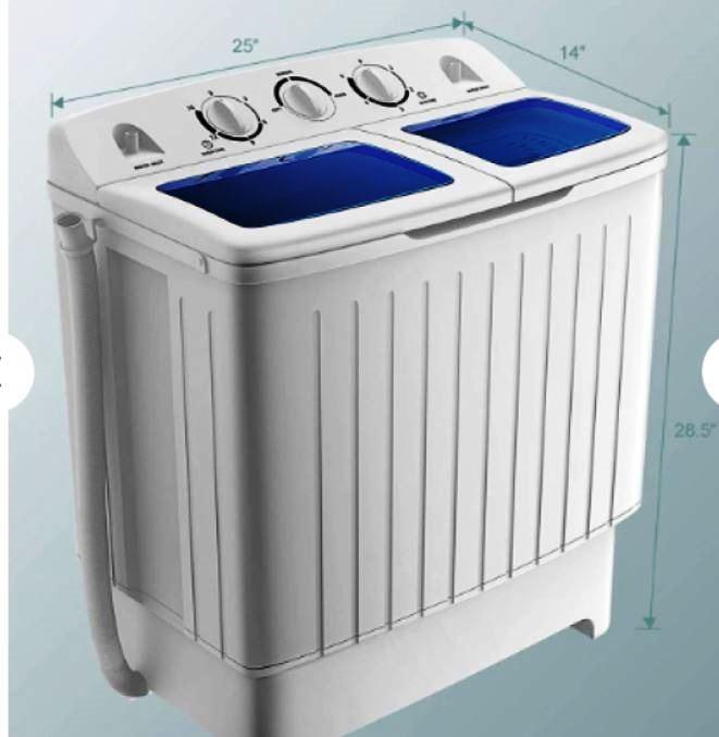 17.6 lbs Compact Twin Tub Spin Washing Machine Dryer CSWY $220.00