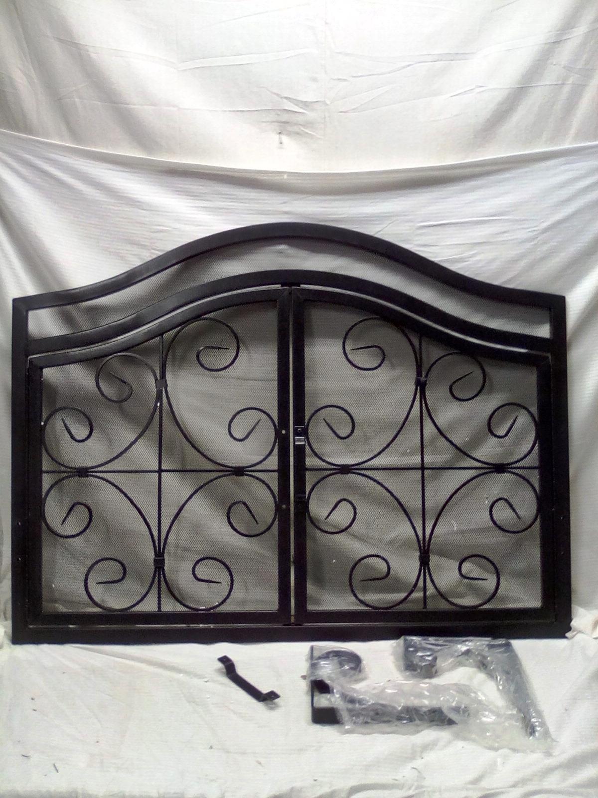 Ornate FirePlace Safety Gate 44" Wide In The Box