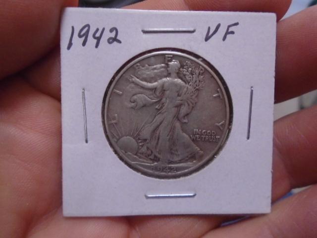 1942 Walking Liberty Half Dollar