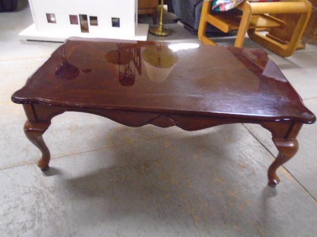 Beautiful Cherry Finish Coffee Table