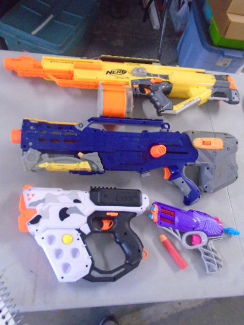 Group of Nerf Guns