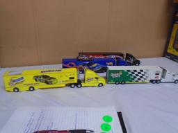 Group of 4 Nascar Diecast Semis