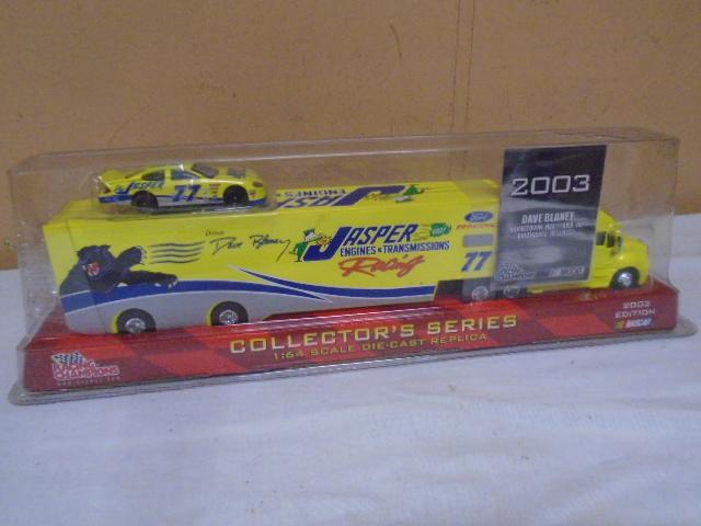 2003 Dave Blaney 1:64 Scale Die Cast Semi & Car