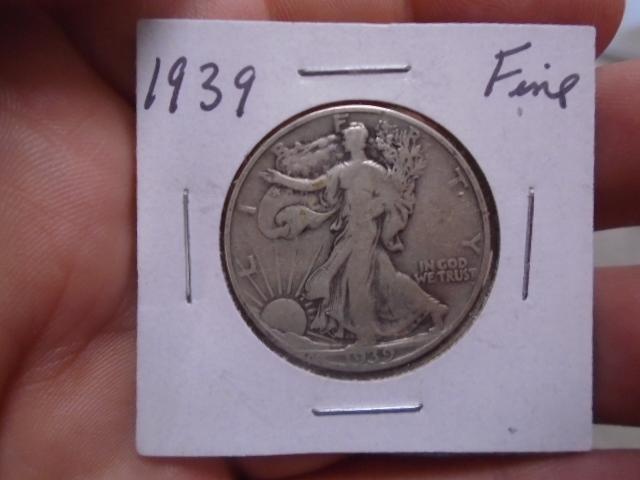 1939 Walking Liberty Half Dollar