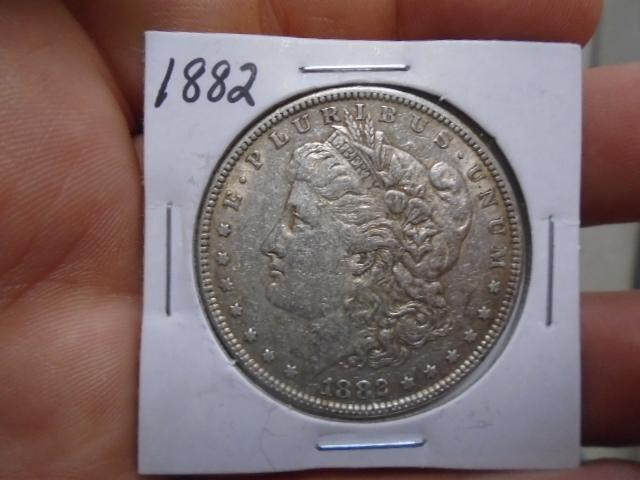 1882 Morgan Silver Dollar