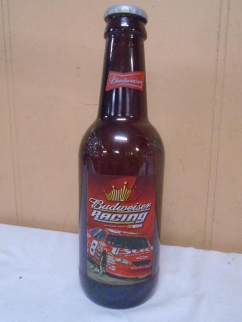 Large Glass Budweiser Dale Jr. Bottle