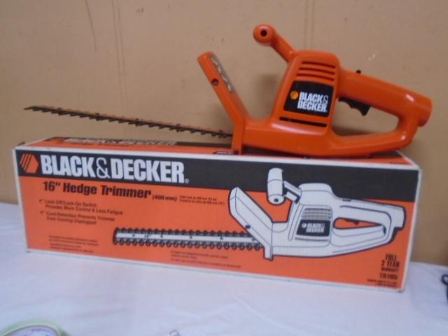 Black and Decker 16 Inch Hedge Trimmer