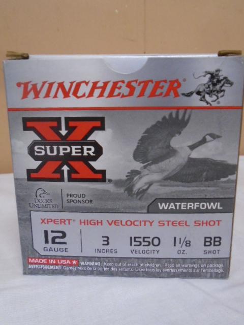 25 Round Box of Winchester Super X 12 Ga. Shotgun Shells