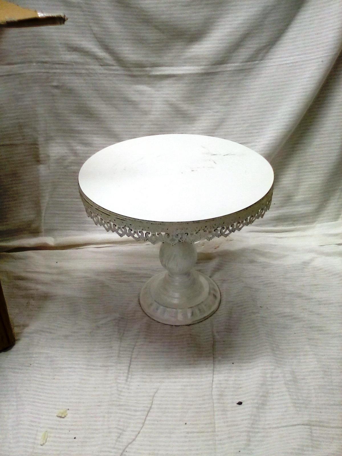 12" Diameter 11" Tall Decorative Cake Stand