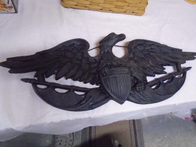 Cast Iron Eagle w/Shield