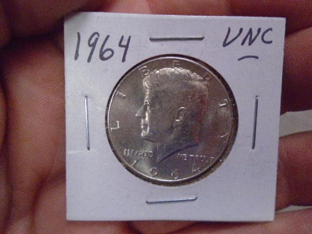 1964 Silver Kennedy Half Dollar