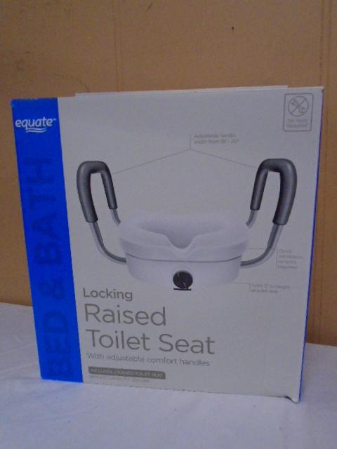 Equate Locking Raised Toilet Seat