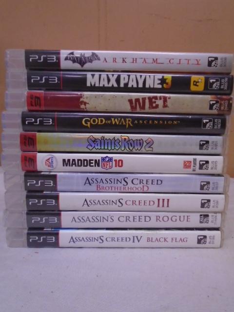 Group of (10) Playstation 3 Games