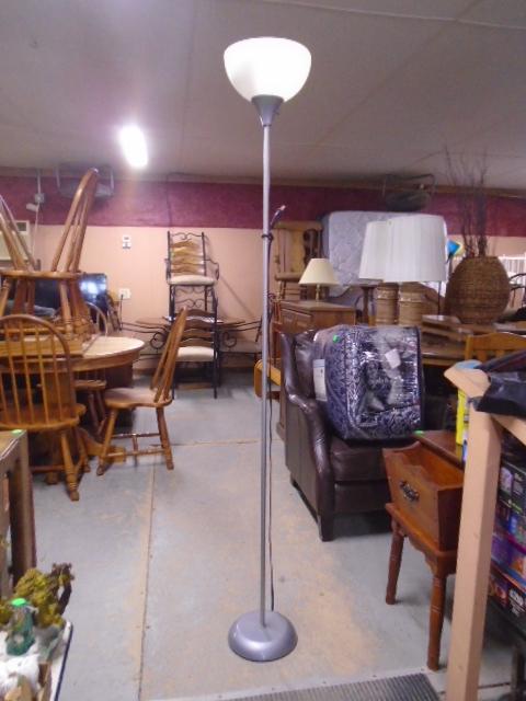 Silver Floor Lamp