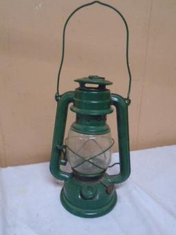 Green Metal Barn Lantern