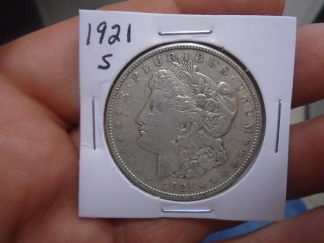 1921 S-Mint Morgan Silver Dollar