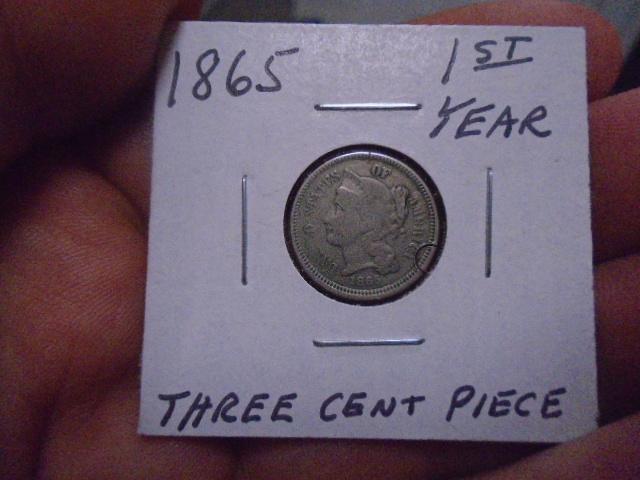 1865 Three Cent Piece