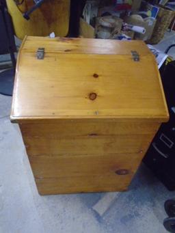 Large Wooden Tater/Storage Bin