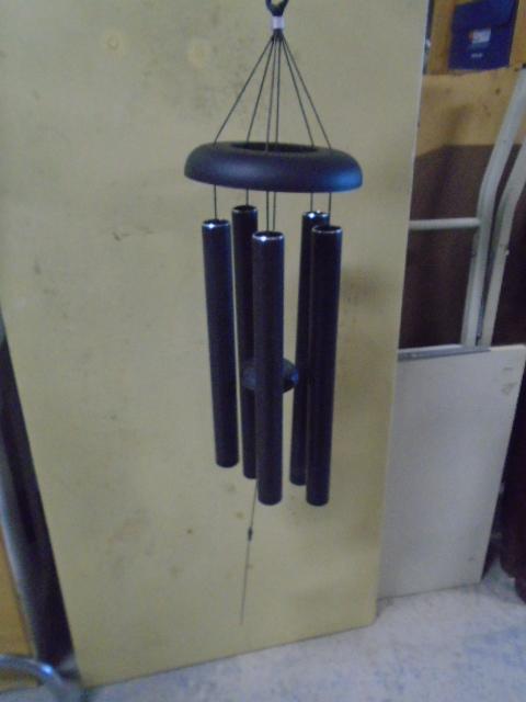 Set of Black Tube Windchimes