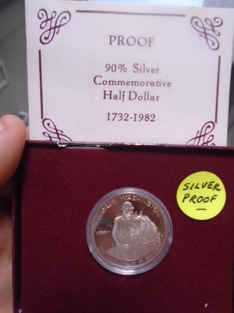 1982 George Washington Commemorative Silver Proof Half Dollar