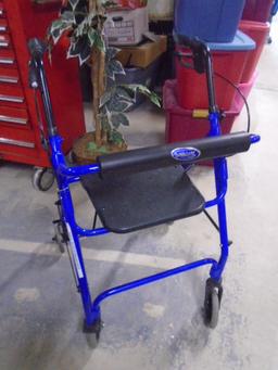 Invacare Rolling Walker w/ Seat & Hand Breaks