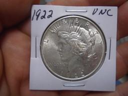 1922 Silver Peace Dollaar