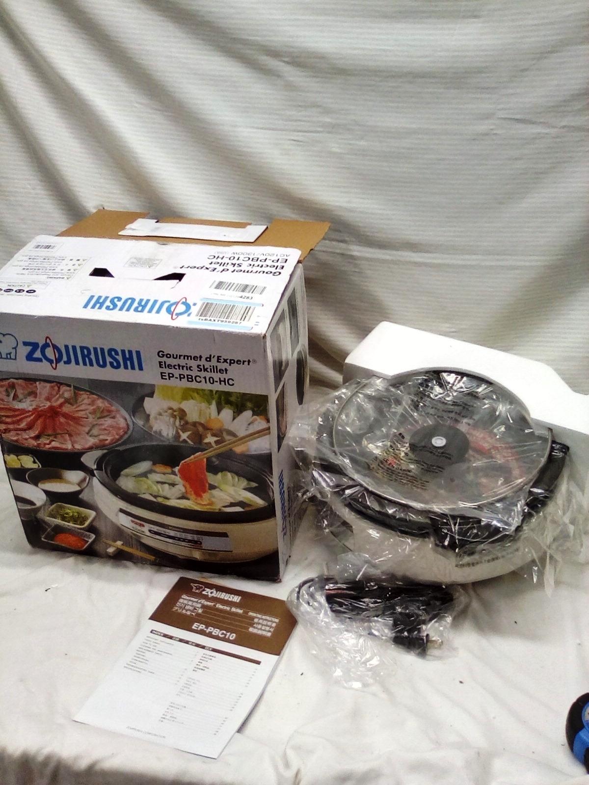 Zojirushi 10" Electric Skillet with Glass Lid New Item in the box