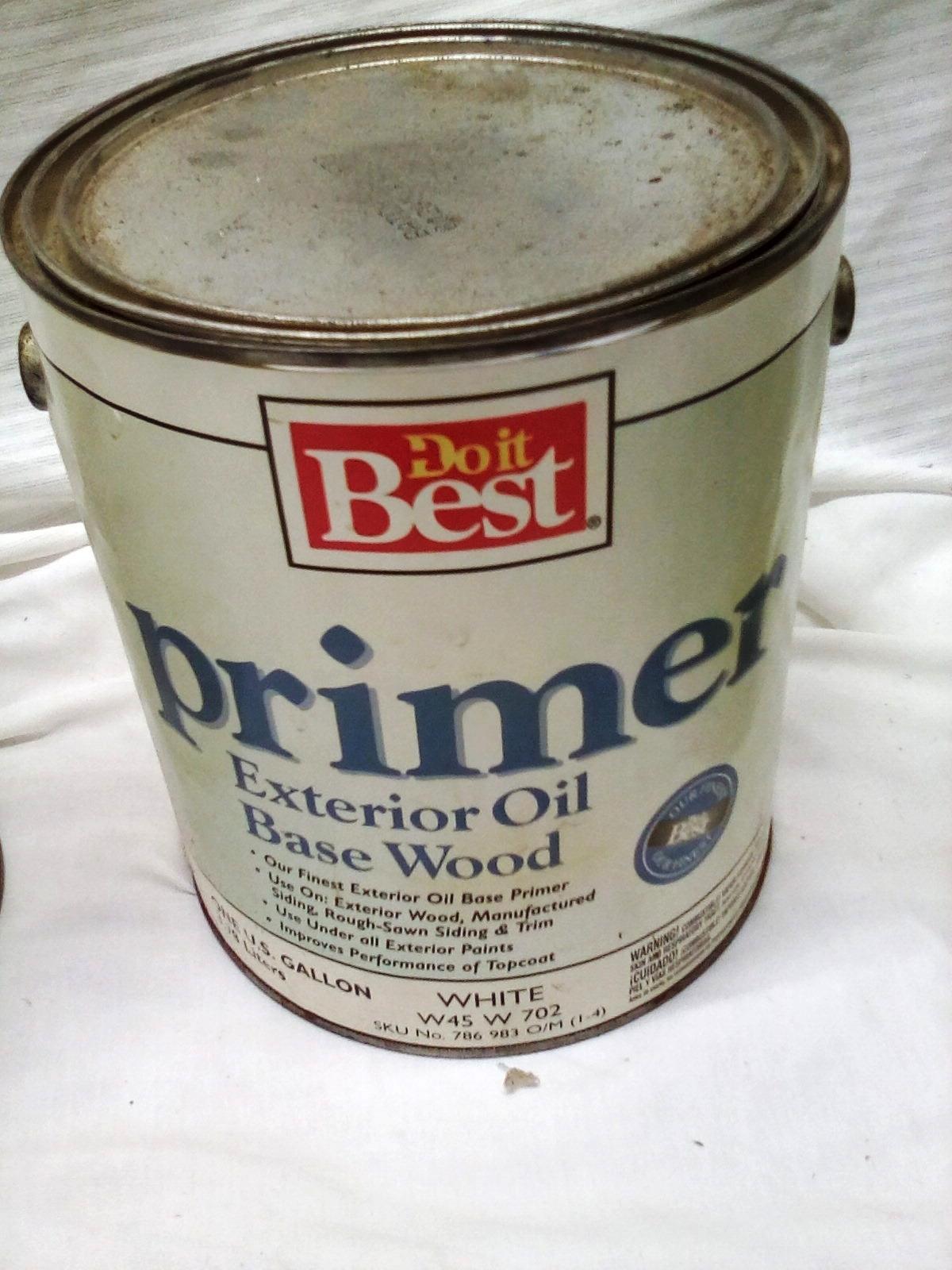 Do It Best Primer Exterior Oil Base Wood 1 Gallon Can