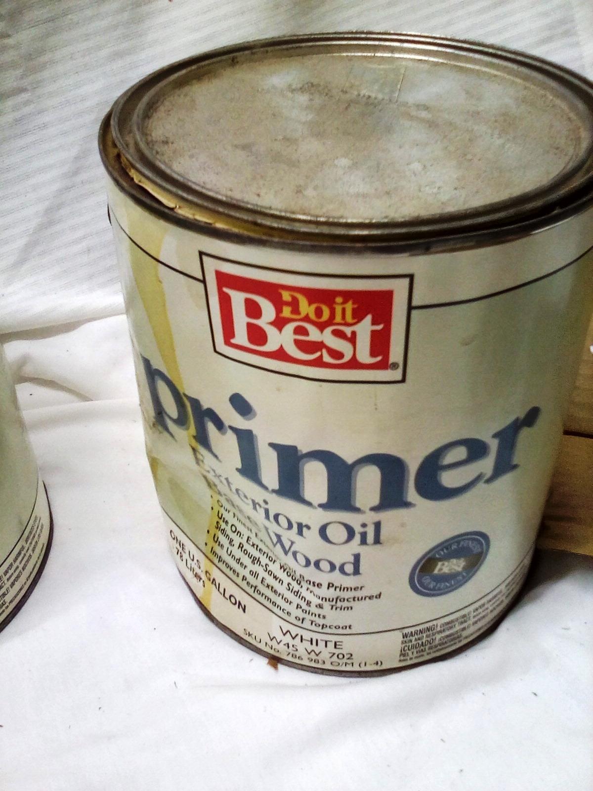 Do It Best Primer Exterior Oil Base Wood 1 Gallon Can