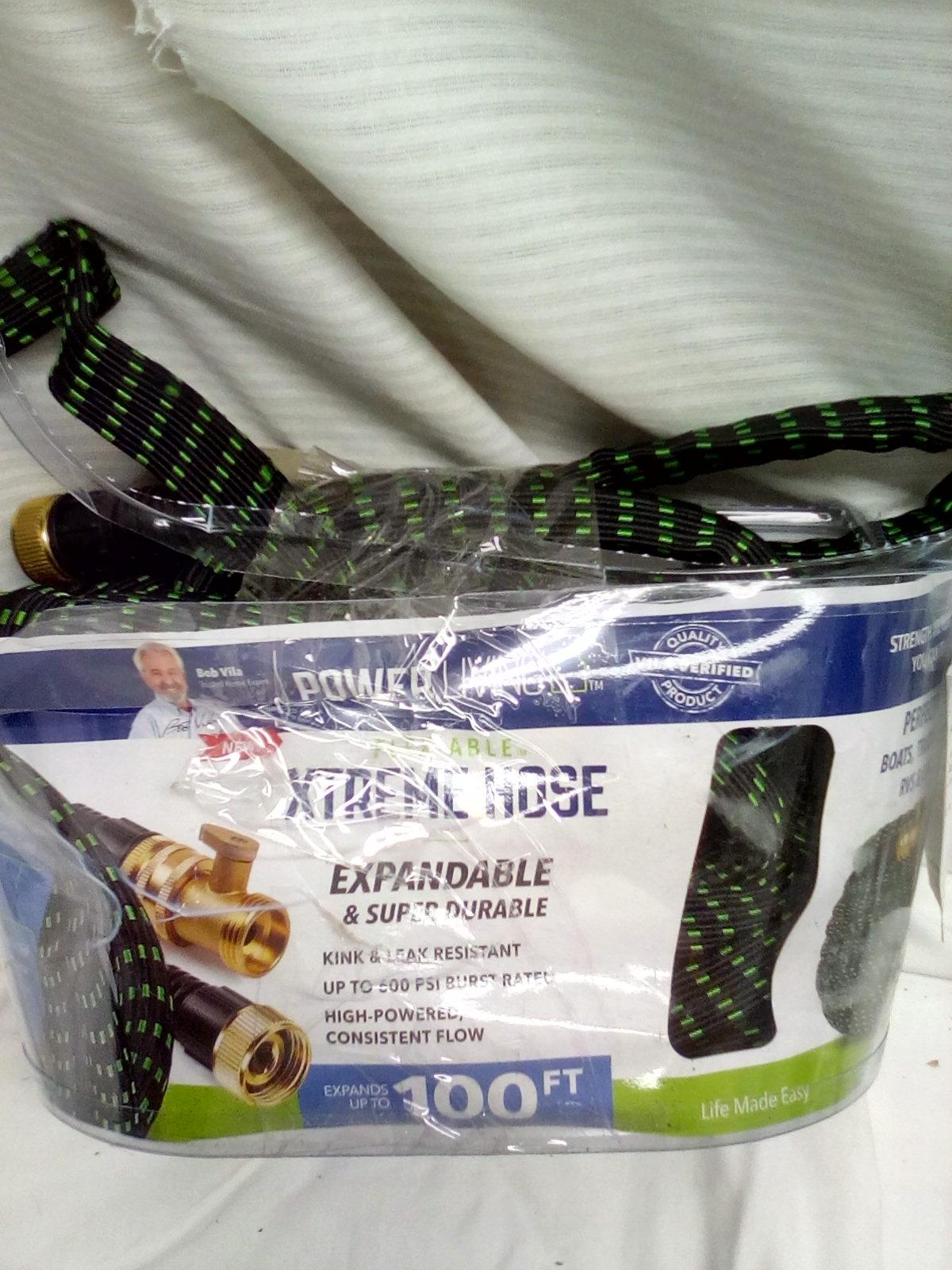 100' Expandable Garden hose in damage packaging