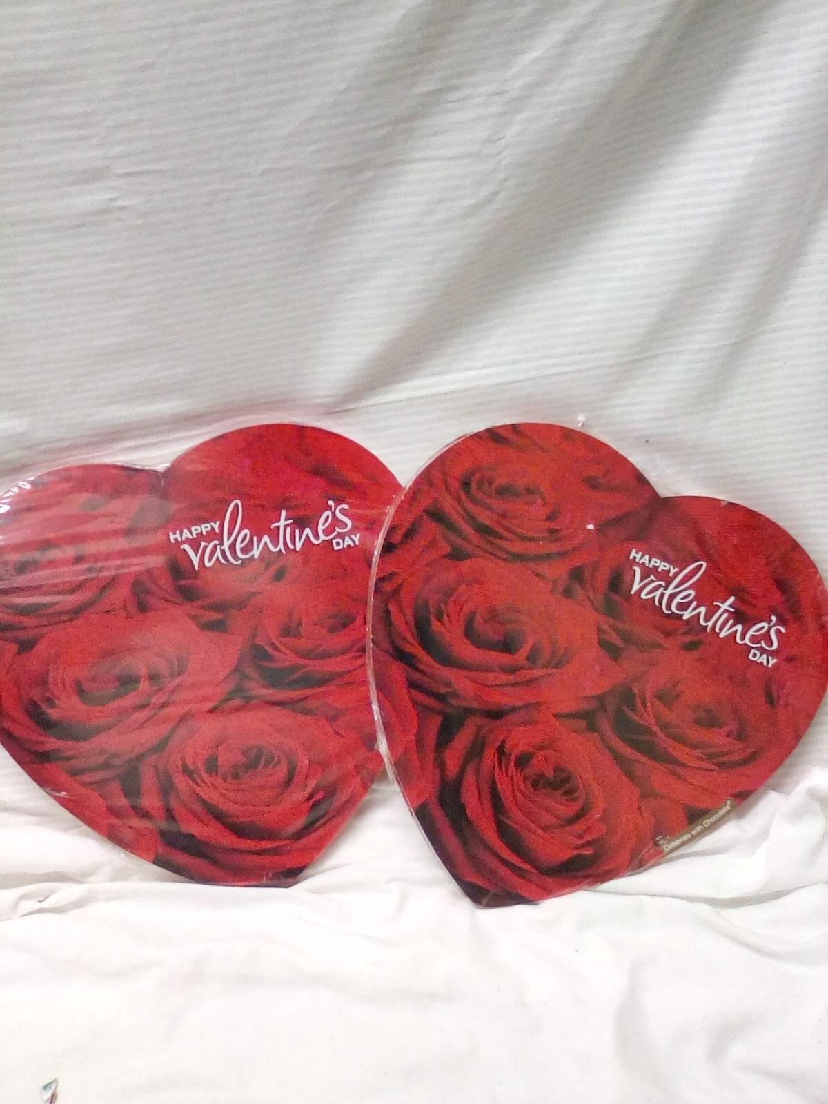 Pair of Giant 14" Happy Valetine's Day Candy Boxes
