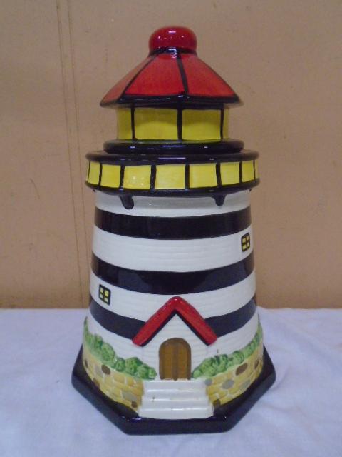 Lighthouse Cookie Jar