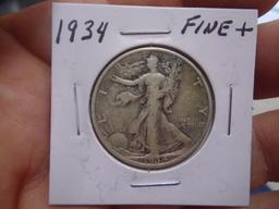 1934 Walking Liberty Half Dollar