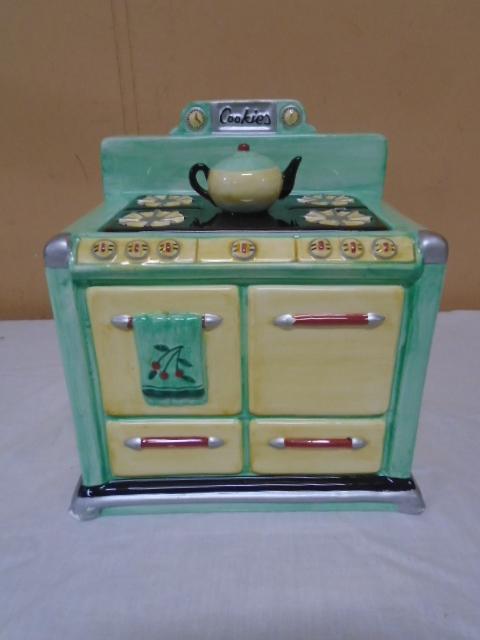 Cookstove Cookie Jar