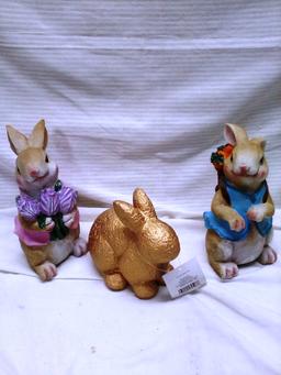 Decorative Rabbits 2-8"tall 1-6" tall