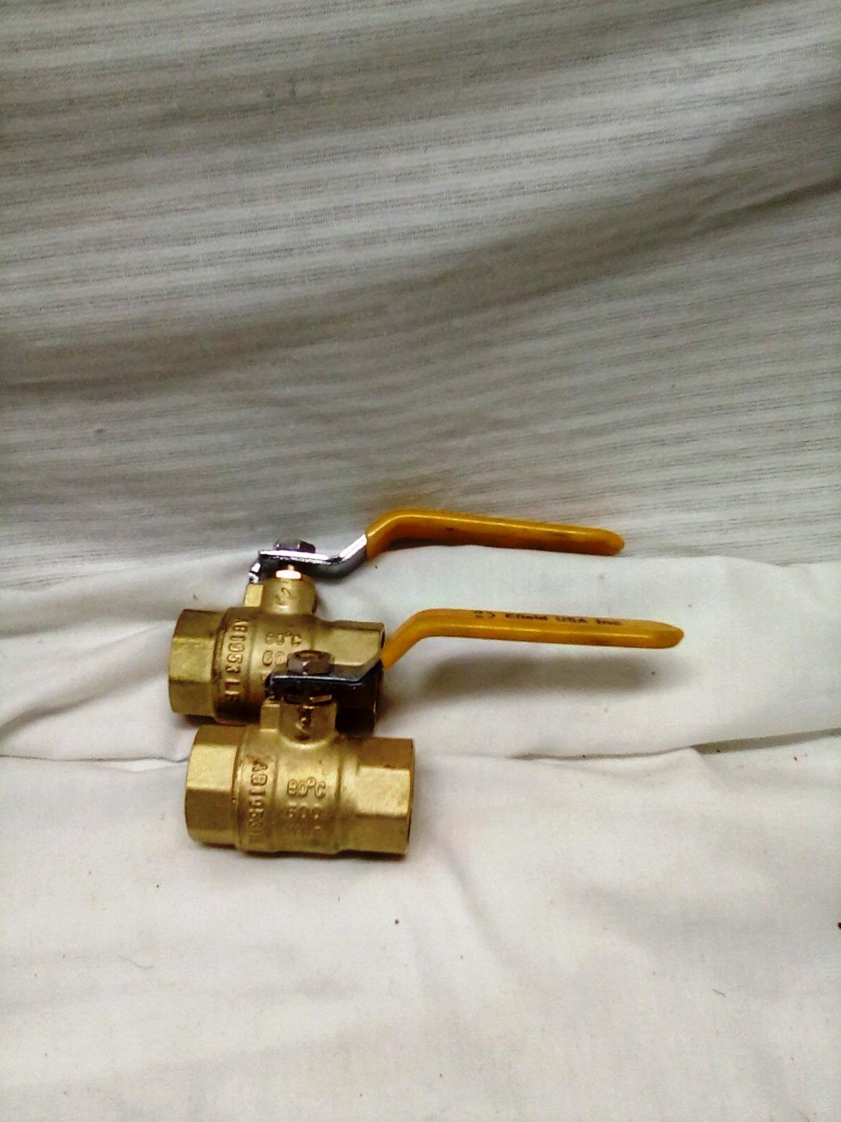 Pair of Female/Female 3/4" Shut Off Valves