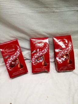 Qty. 3 Bags of Lindor Milk Chocolate Truffles