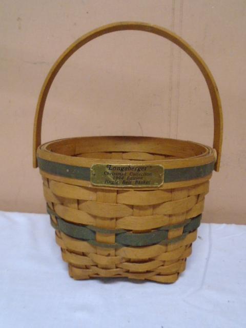 1994 Longaberger Jingle Bell Basket