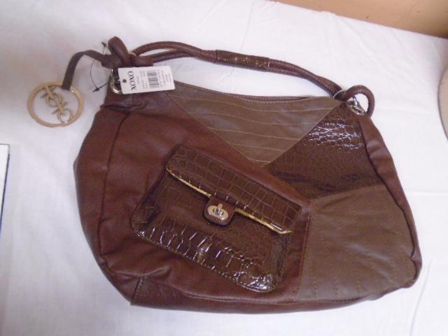 Brown Leather Ladies XOXO Purse