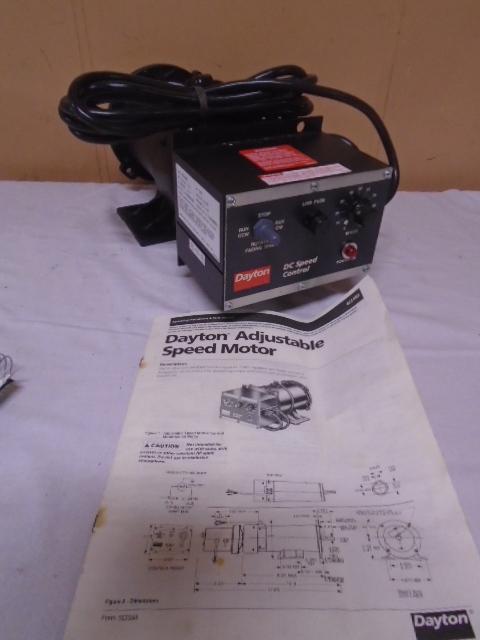 Dayton 1/4HP Adjustable Speed Electric Motor