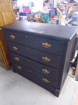 Antique Painted 4 Drawer Chest of Drawers