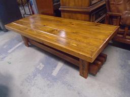 Solid Wood Vintage Coffee Table