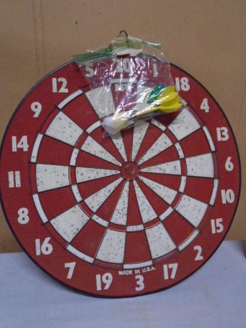17" Round Dart Board