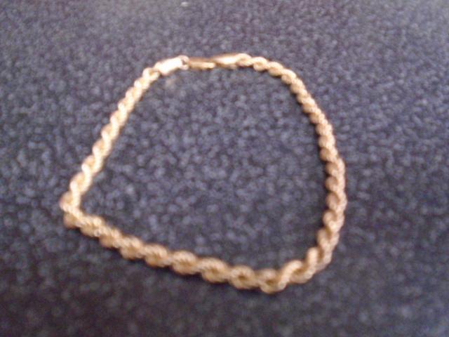 10 K Yellow Gold 7" Bracelet