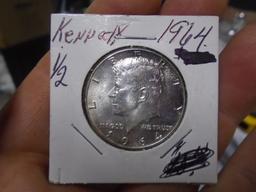 1964 Silver Kennedy Half Dollar