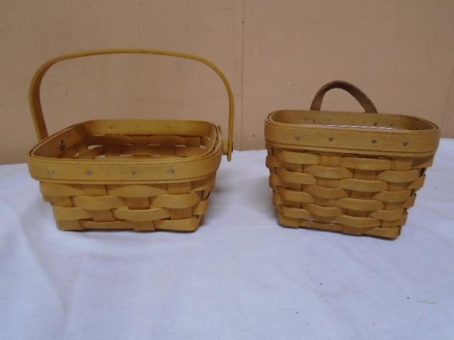 2000 & 1993 Longaberger Baskets