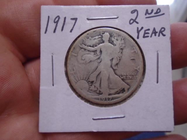 1917 Walking Liberty Half Dollar