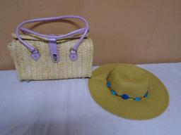 Brand New Ladies Hat & Purse