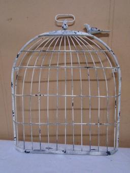 Metal Art Bird Cage Wall Art