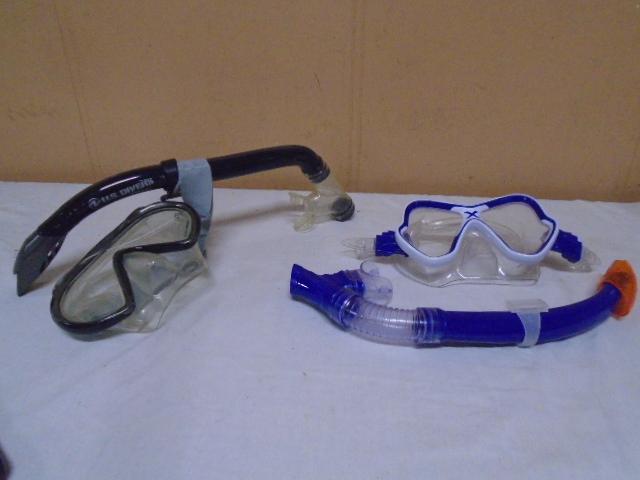 2 Caspian Snorkeling Combo Sets